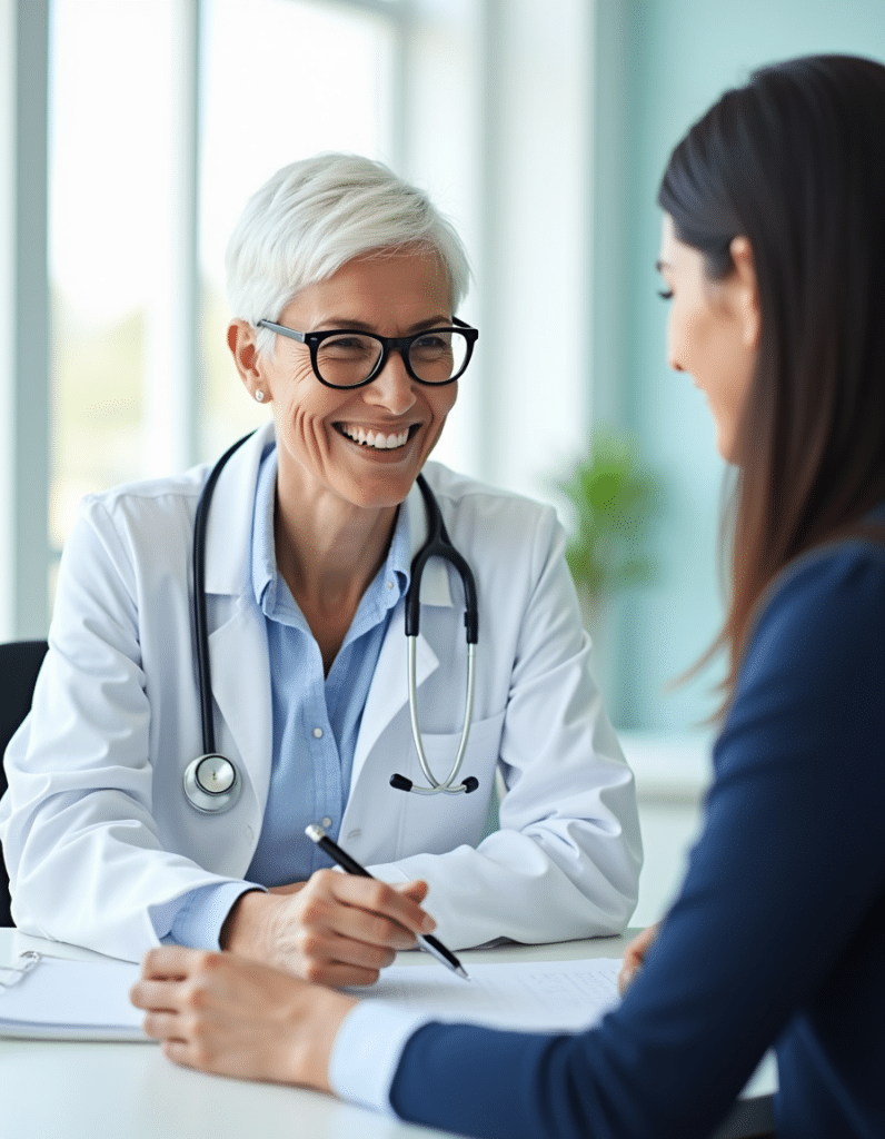 medecin avec un patient